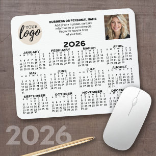 Tapis De Souris Calendrier - logo, photo, contact professionnel - 
