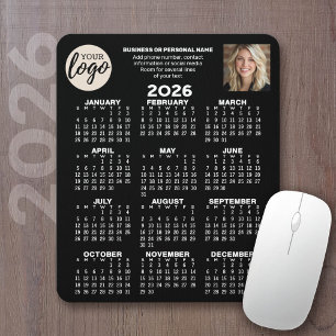 Tapis De Souris Calendrier - logo, photo, contact professionnel - 