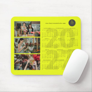 Tapis De Souris Calendrier Moderne 2027 Nouvel An Minimaliste 3 Ph