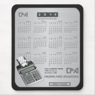 Tapis De Souris Calendrier Pad souris CPA 2014