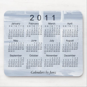 Tapis De Souris Calendrier Paysages 2011