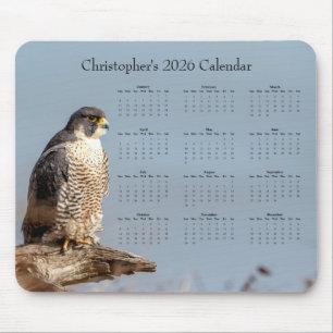 Tapis De Souris Calendrier personnalisable de l'année 2026 - Fauco