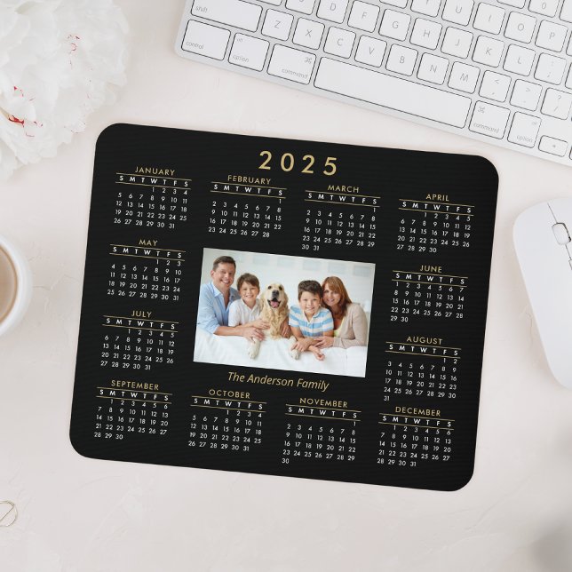 Tapis De Souris Calendrier personnalisé Photo de famille 2023 (Créateur téléchargé)