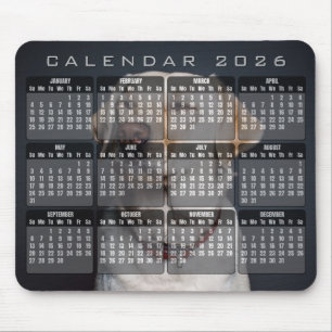 Tapis De Souris Calendrier photo 2026 pavé souris
