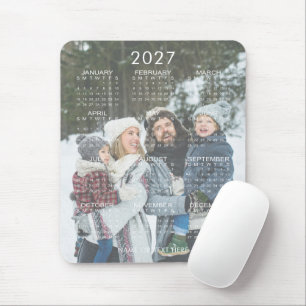 Tapis De Souris Calendrier photo 2027 en un coup d'œil