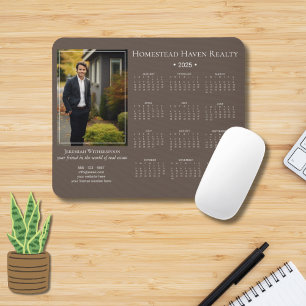 Tapis De Souris Calendrier photo de l'entreprise 2025 - Brown