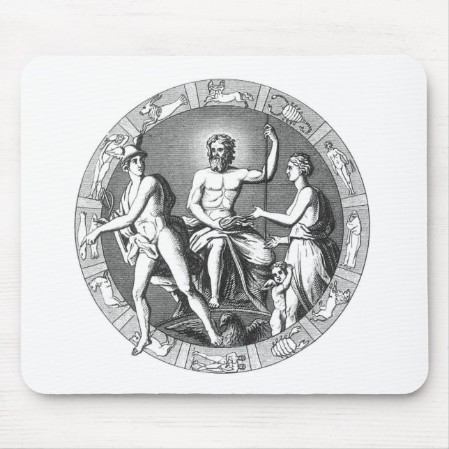 Tapis De Souris Calendrier planétaire Mousepad (Devant)