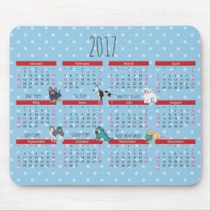 Tapis De Souris Calendrier Poem Poem 2017