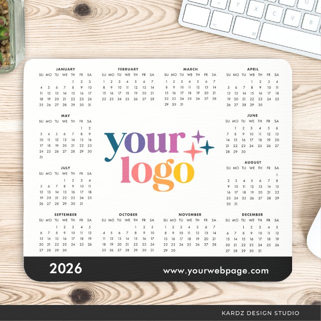 Tapis De Souris Calendrier promotionnel personnalisé avec logo d'e (Créateur téléchargé)