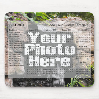 Tapis De Souris Calendrier scolaire 2014-2015 Personnalisé Ajouter