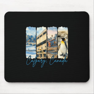 Tapis De Souris Calgary Canada Voyage Voyage Coup de pinceau Souve