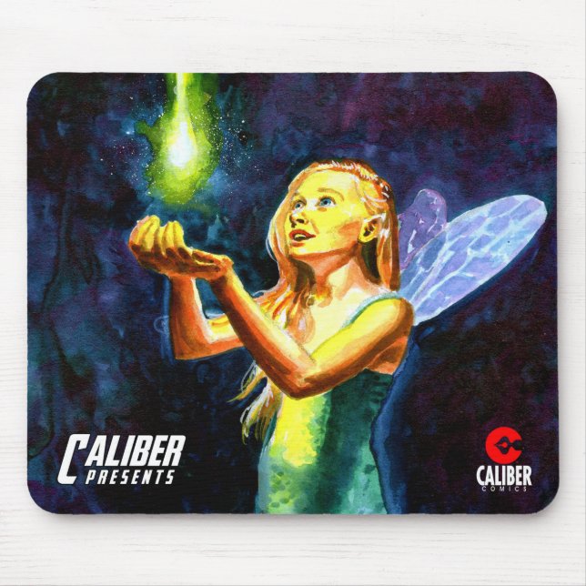 Tapis De Souris Caliber Presents fairy design with text mouse pad (Devant)