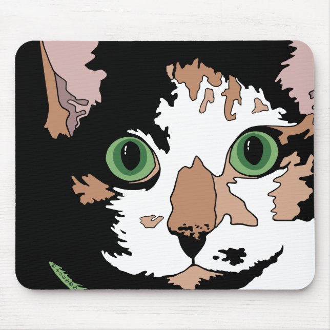 Tapis De Souris Calico Cat (Devant)