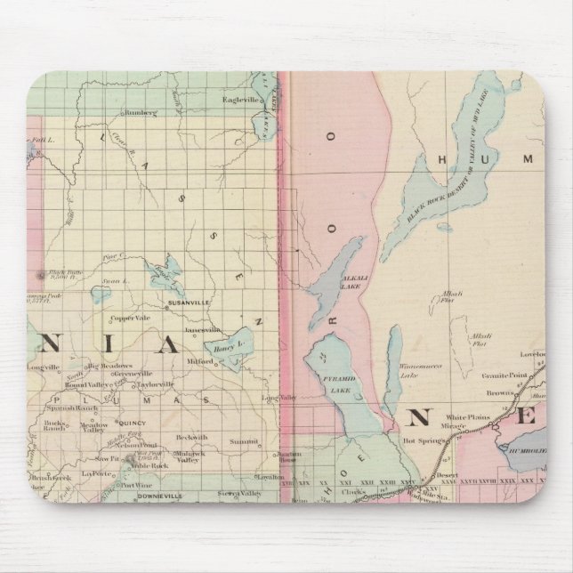 Tapis De Souris Calif, Nev nord (Devant)