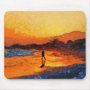 Tapis De Souris California Dreaming Sunset Mousepad