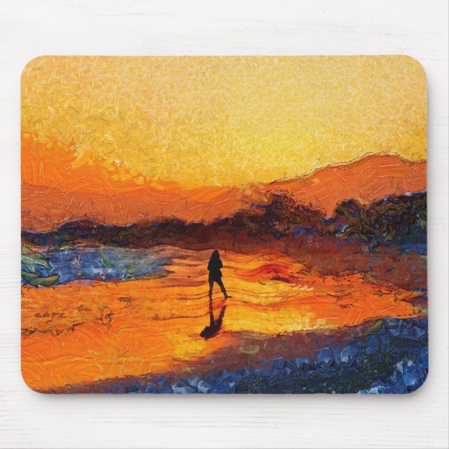 Tapis De Souris California Dreaming Sunset Mousepad (Devant)