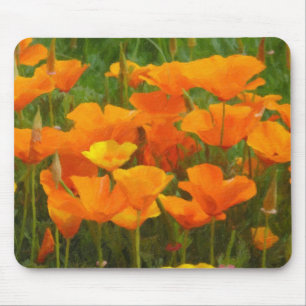 Tapis De Souris California poppy impastèque