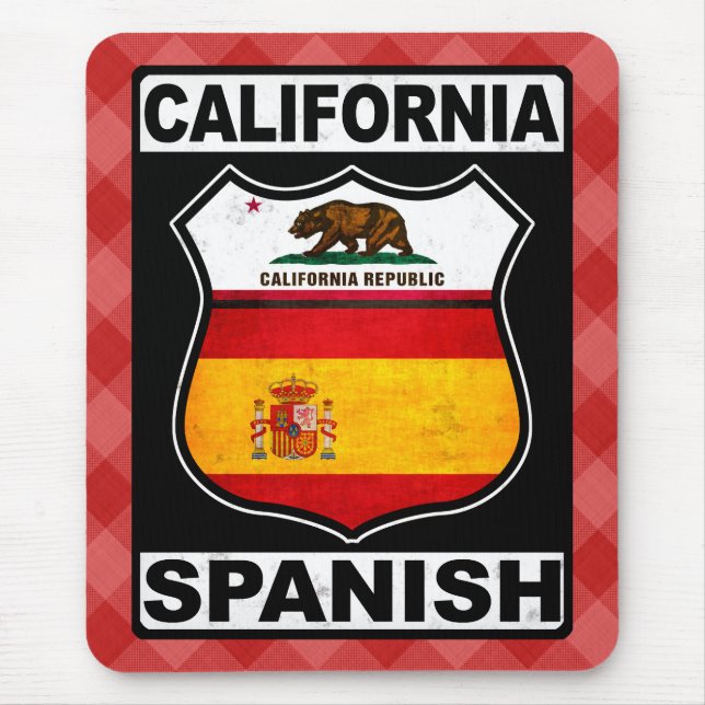Tapis De Souris California Spanish American Mousemat (Devant)
