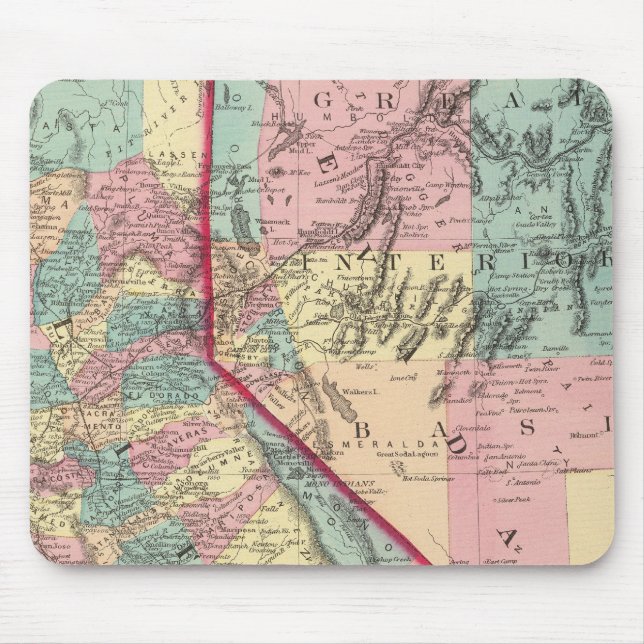 Tapis De Souris Californie et Nevada 2 (Devant)