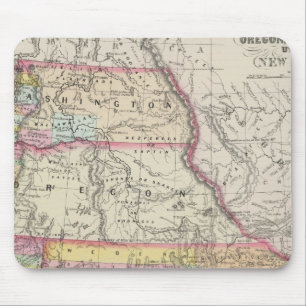 Tapis De Souris Californie, Oregon, Washington, Utah, Nouveau-Mexi
