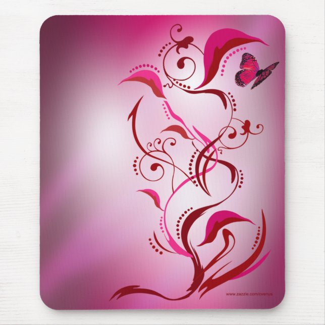 Tapis De Souris Caliope Mousepad (rouge/rose) (Devant)