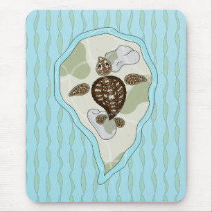 Tapis de souris Callie la Tortue marine
