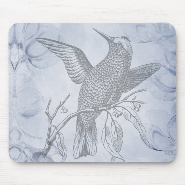 Tapis De Souris Calligraphie décorative d'oiseau d'art (Devant)