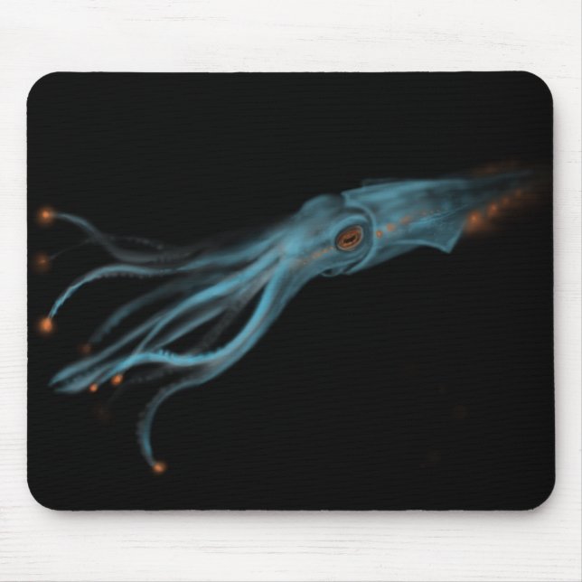 Tapis De Souris Calmar hypothétique Mousepad (Devant)
