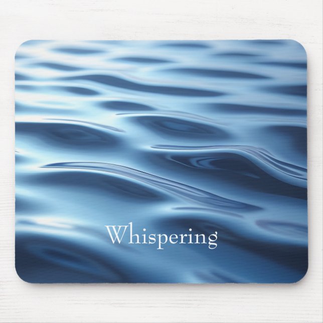 Tapis De Souris Calme Ocean Blue Waves Mousepad (Devant)