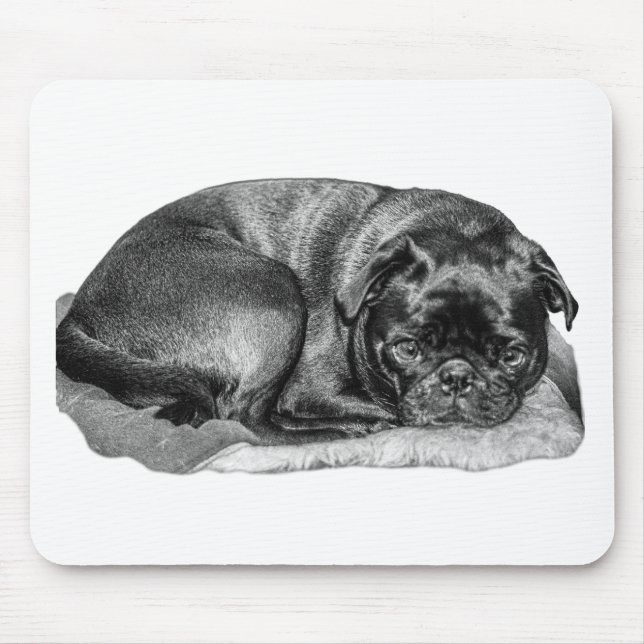 Tapis De Souris Calme sous la main (Devant)