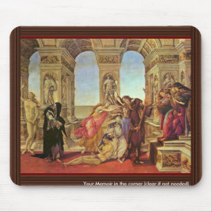 Tapis De Souris Calomnie d'Apelles par Botticelli Sandro