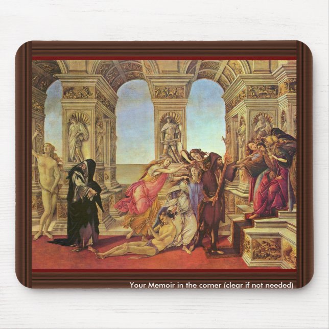Tapis De Souris Calomnie d'Apelles par Botticelli Sandro (Devant)