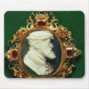 Tapis De Souris Camée soutenant le portrait de Charles I de