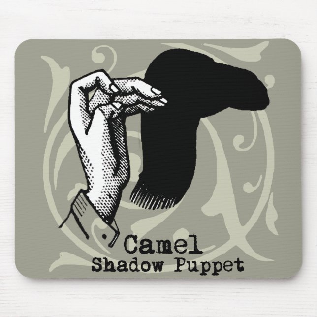 Tapis De Souris Camel Hand Puppet Shadow Games (Devant)