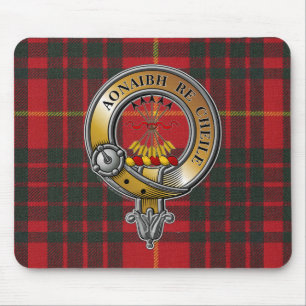 Tapis De Souris Cameron Tartan & Badge