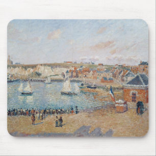 Tapis De Souris Camille Pissarro le port externe chez Dieppe, 19