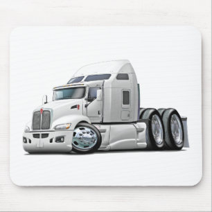 Tapis De Souris Camion de blanc de Kenworth 660