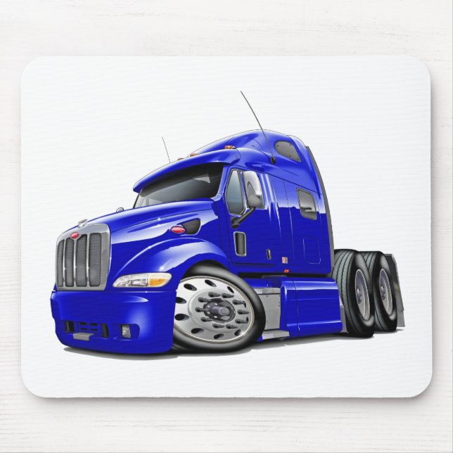 Tapis De Souris Camion de bleu de Peterbilt (Devant)