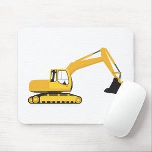 Tapis De Souris Camion de construction de l'excavateur
