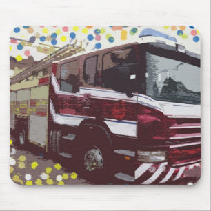 Tapis De Souris Camion de pompiers