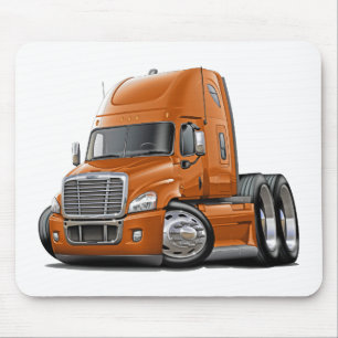 Tapis De Souris Camion d'orange de Freightliner Cascadia