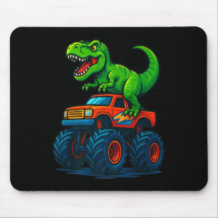 Tapis De Souris Camion Monstre Dinosaure T-rex Garçons Anniversair