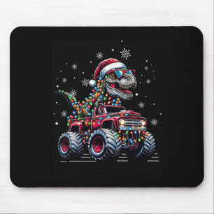 Tapis De Souris Camion Monstre Dinosaure Trex Noël Garçons Enfants