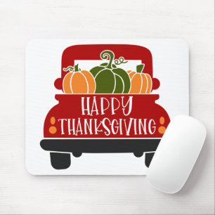 Tapis De Souris Camion Thanksgiving