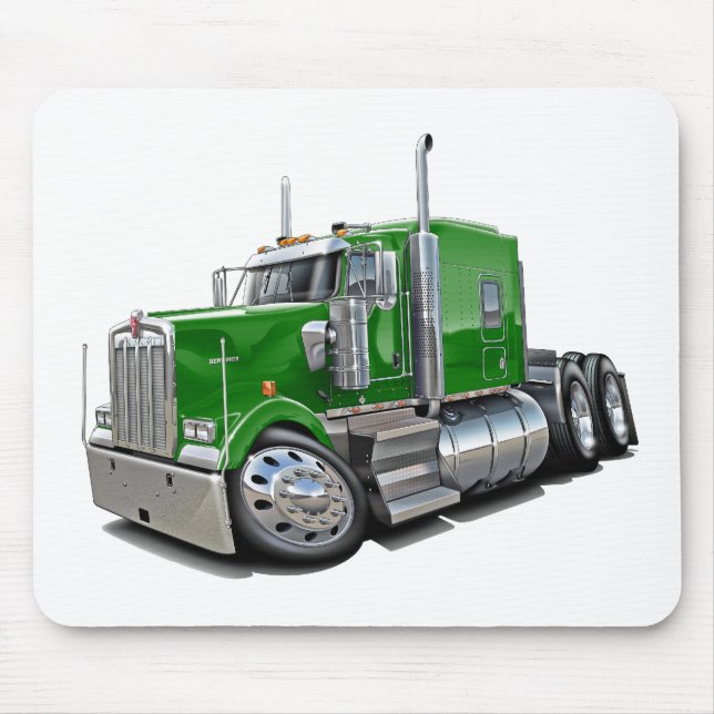 Tapis De Souris Camion vert de Kenworth w900 (Devant)