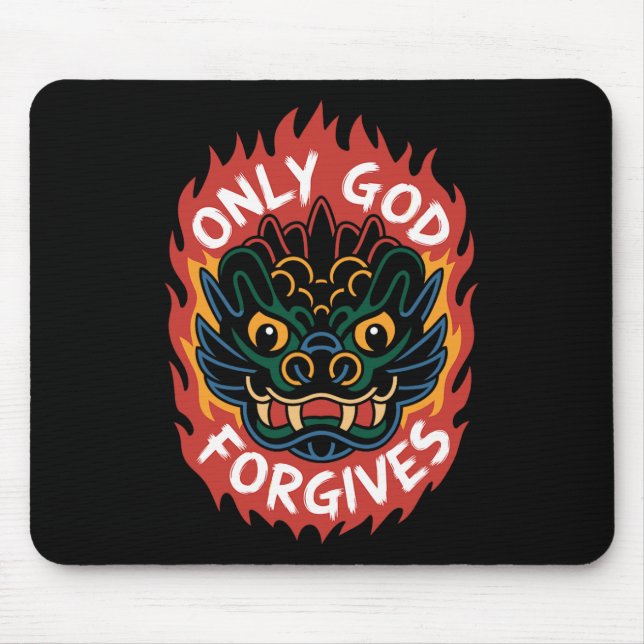 Tapis De Souris Camiseta Sólo Dios Perdona1 (Devant)