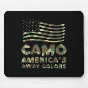 Tapis De Souris Camo Americas Away Colors Funny Camouflage 4ème de
