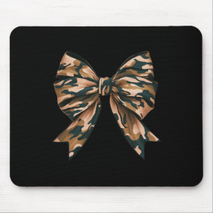 Tapis De Souris Camo Coquette Bow Chasse au canard Chasse au canar