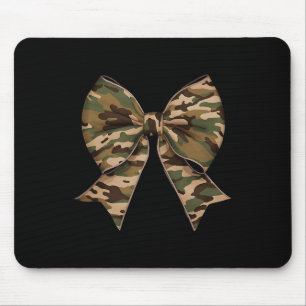 Tapis De Souris Camo Coquette Bow Chasse au canard Filles Enfants 