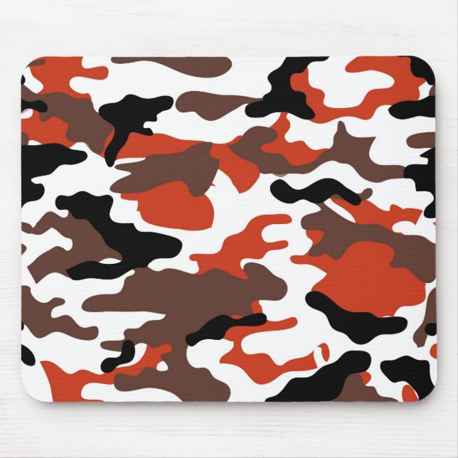 Tapis De Souris Camo en terre cuite Mousepad (Devant)